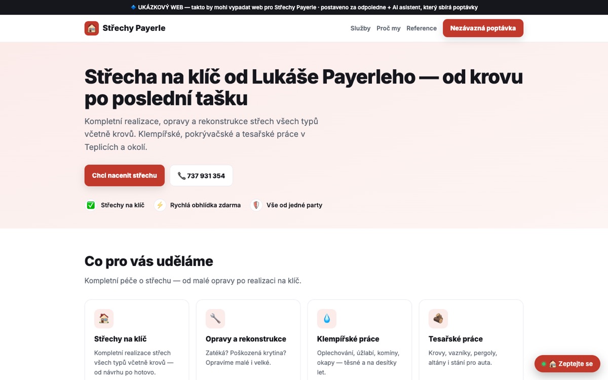 Střechy Payerle